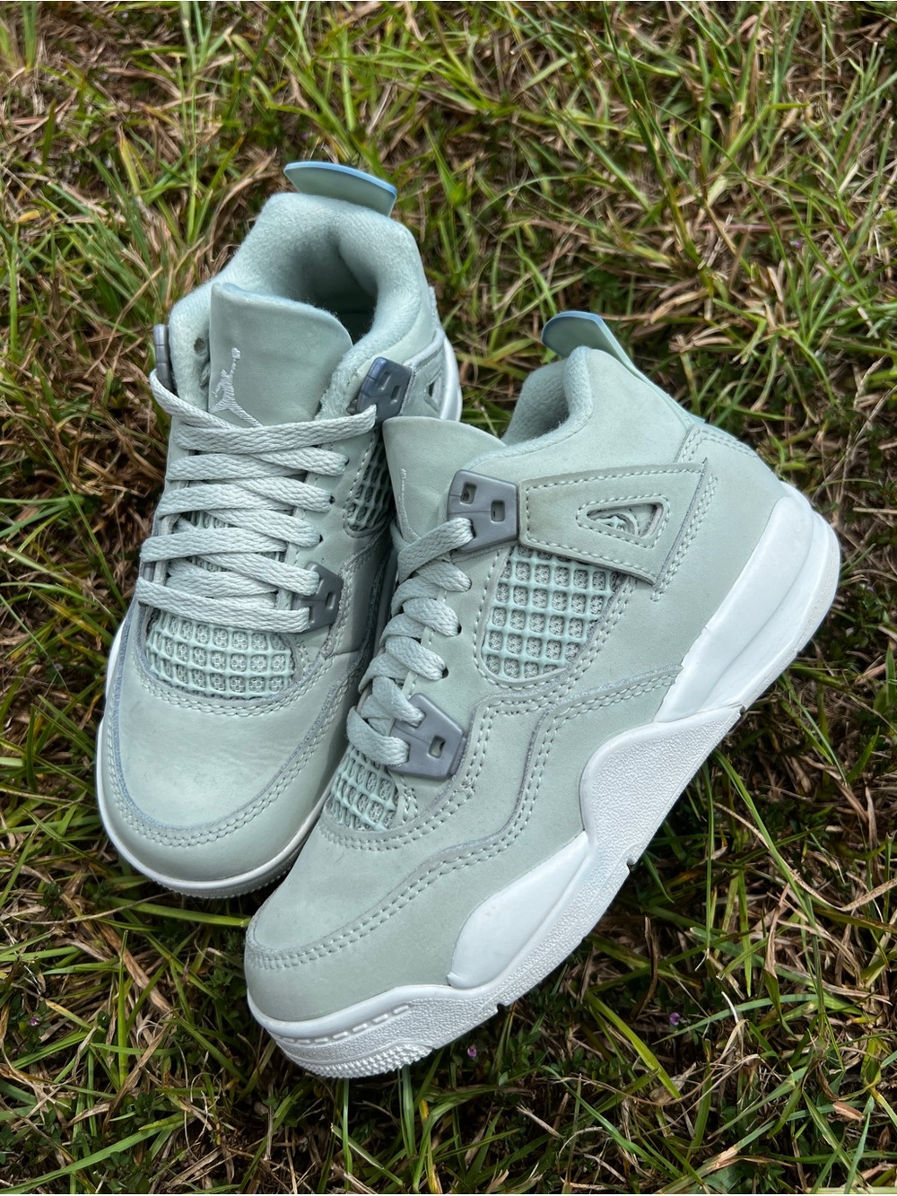 CLEAN Air Jordan 4 IV size 11c Toddler Seafoam Retro shoes